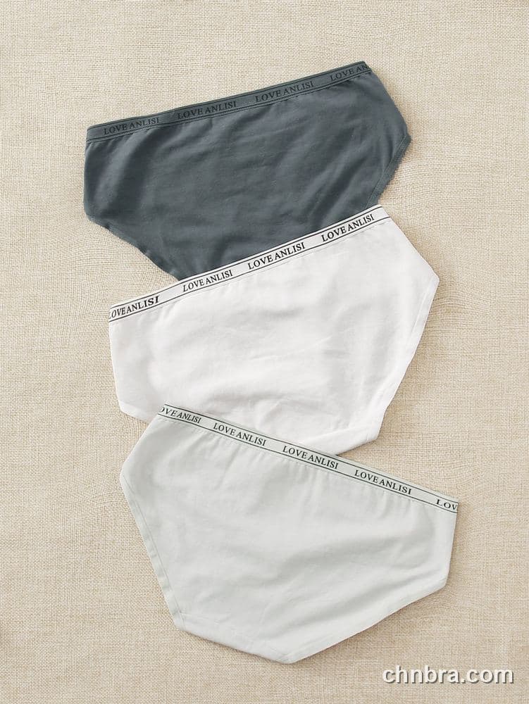 Charcoal Cotton Hipster Panties 3-Pack – Factory Wholesale, Everyday Wear 2