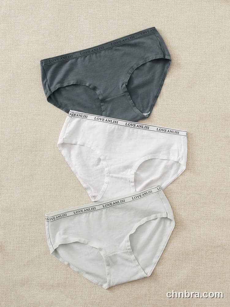 Charcoal Cotton Hipster Panties 3-Pack – Factory Wholesale, Everyday Wear 3