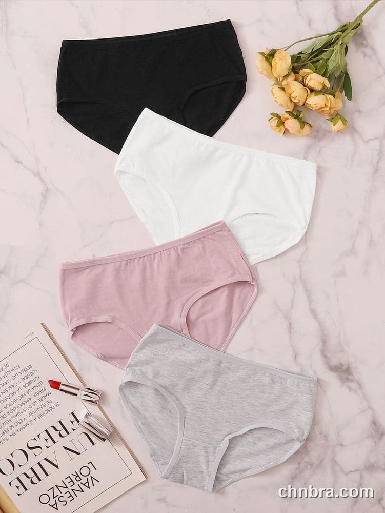 Wholesale Women's Black Cotton Hipster Panties 4-Pack – Direct Factory