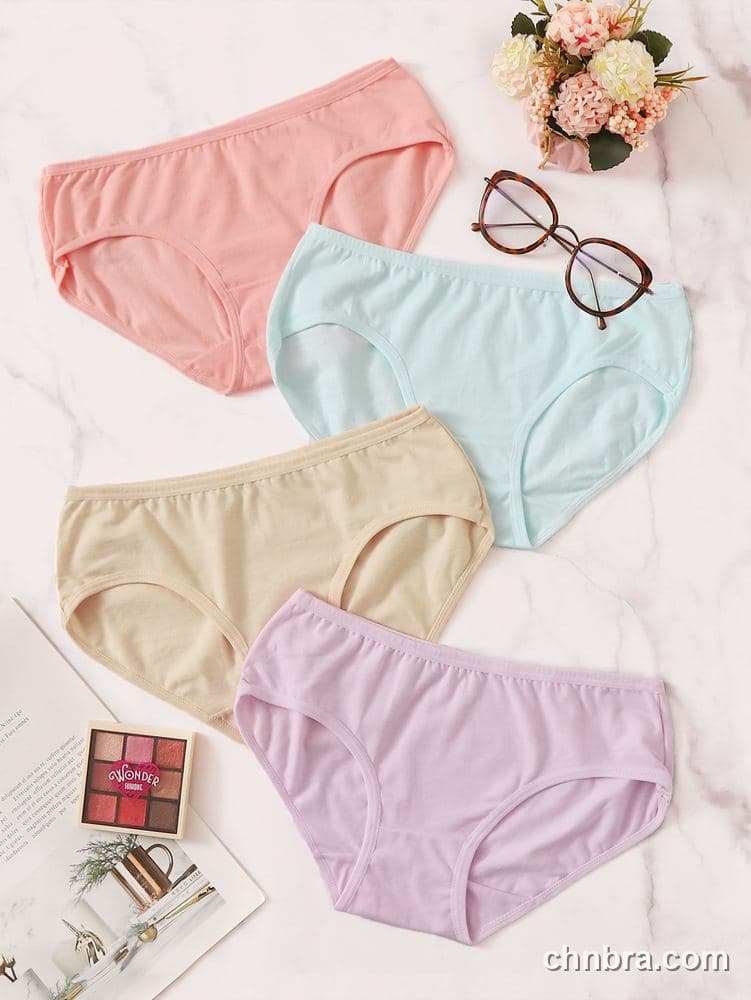 Pink Cotton Hipster Panties 4-Pack – Factory Wholesale, Everyday Wear