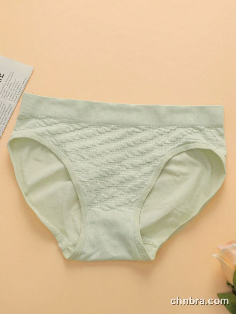 Custom Black Cable-Texture Seamless Hipster Panties 4-Pack – Wholesale Direct from Factory 17