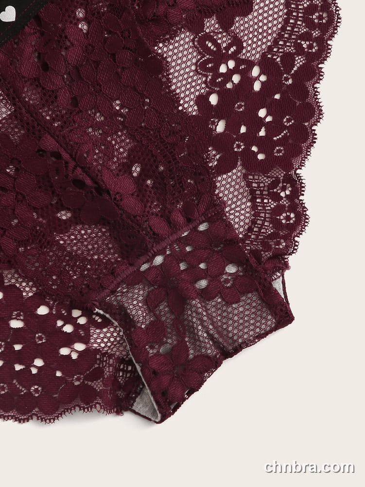 Black Floral Lace Hipster Panties 3-Pack – Factory Wholesale, Everyday Wear 5