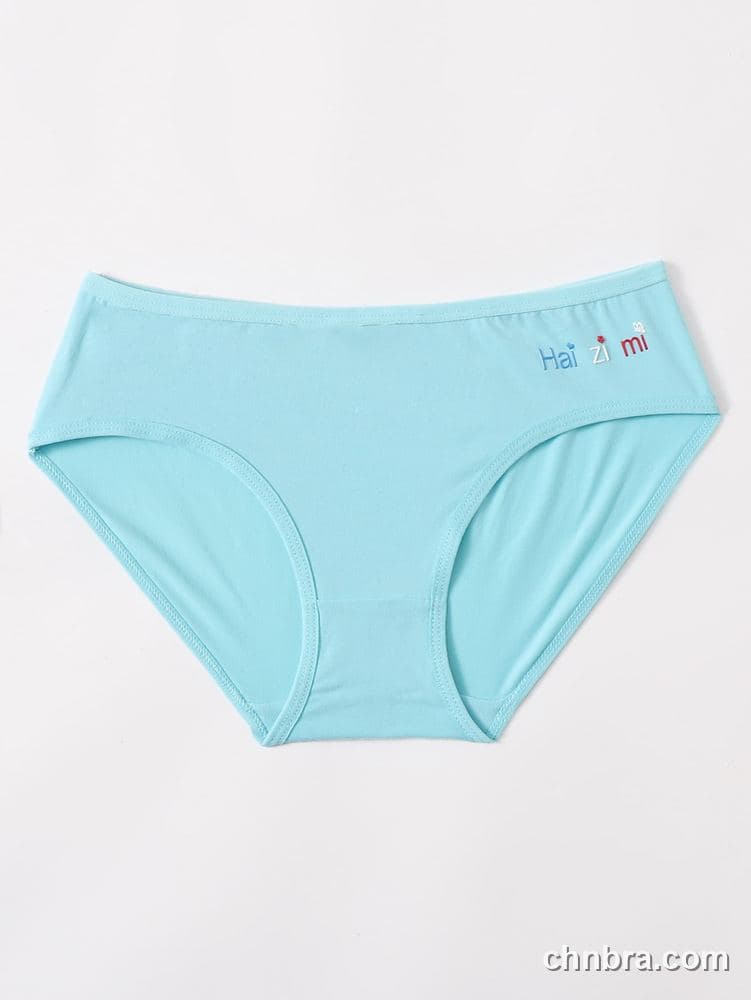 Women's Aqua Cotton Hipster Panties – Wholesale Panties Manufacturing Factory 3