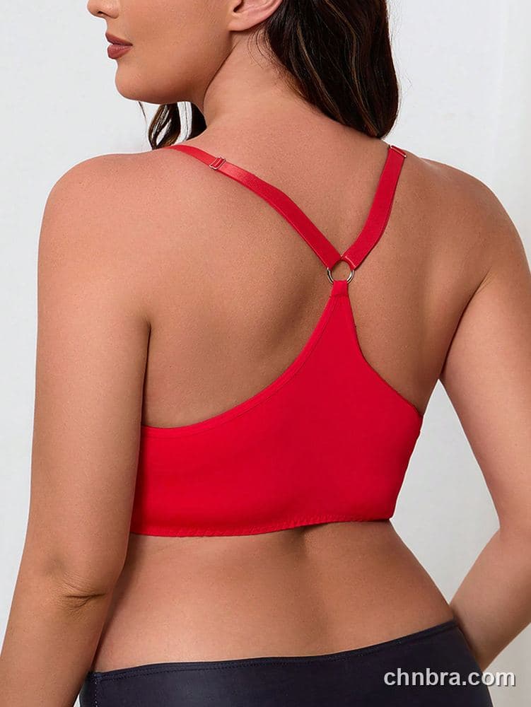 Wholesale Plus Size Red Floral Lace Wireless Bralette – Direct Factory 2
