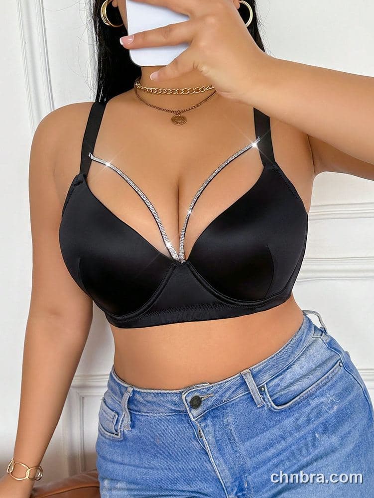 Wholesale Plus Size Black Smooth Push-Up Bra – Direct Factory 4