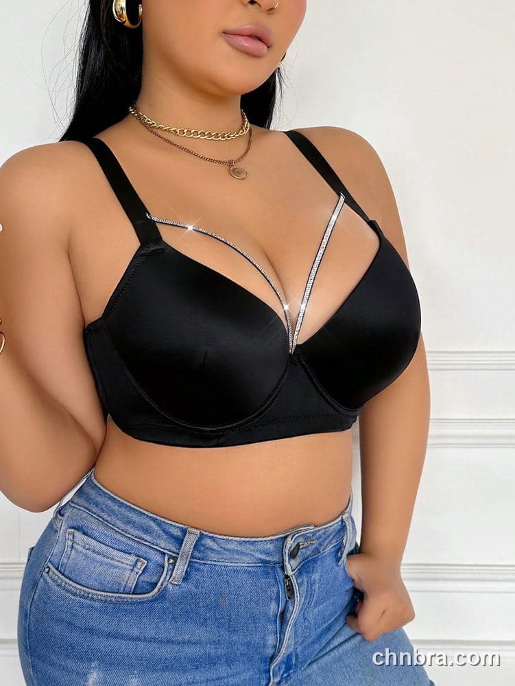 Wholesale Plus Size Black Smooth Push-Up Bra – Direct Factory 6