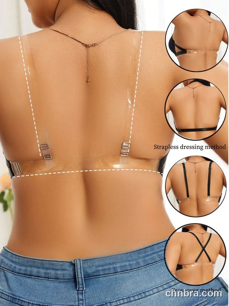 Plus Size Nude Deep U-Plunge Multiway Push-Up Bra – OEM / ODM Lingerie Manufacturer 10