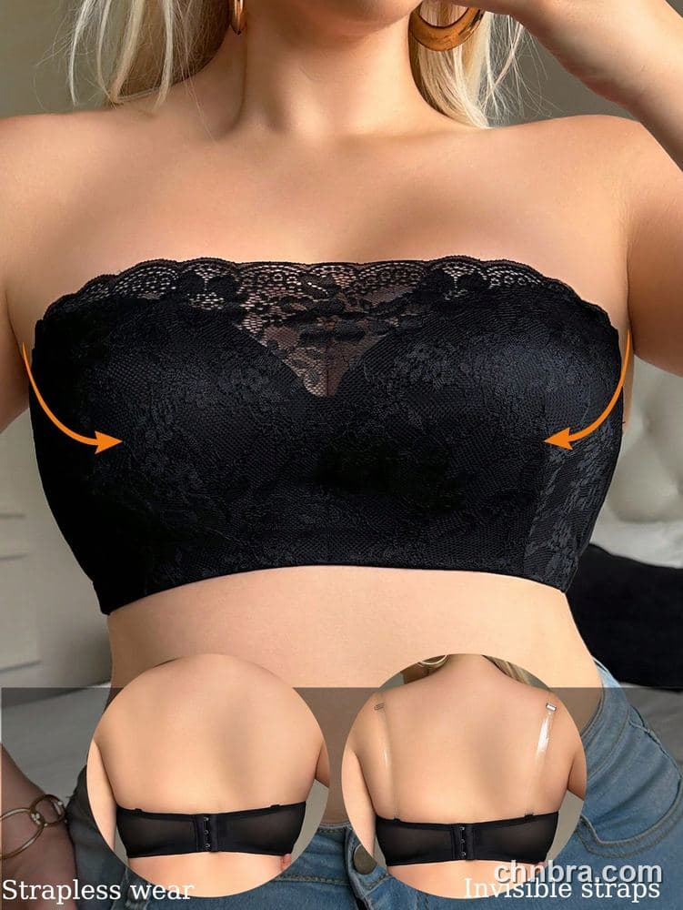 Plus Size Black Deep U-Plunge Push-Up Bra – Wholesale Lingerie Manufacturing Factory