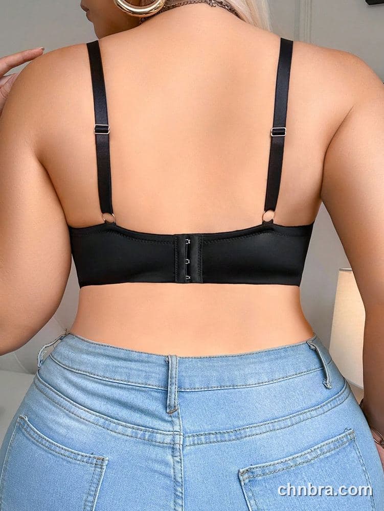 Wholesale Plus Size Black Smooth Full Coverage Bra – Direct Factory 2