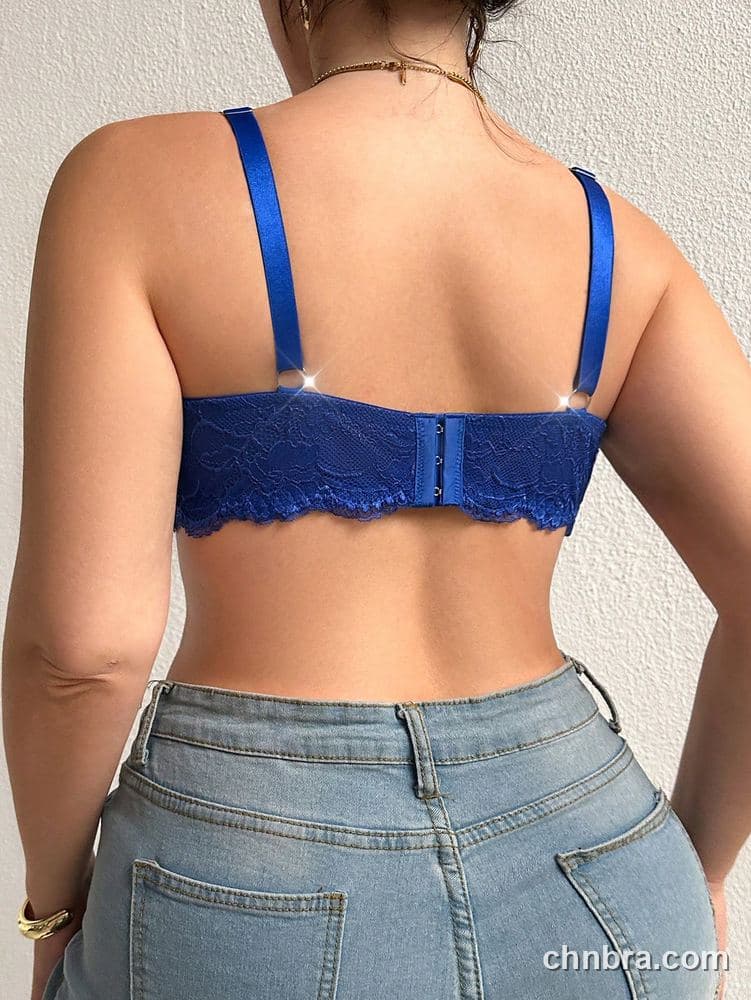 DesireSculpt Plus Size Lace Underwire Bra – Factory Wholesale 2