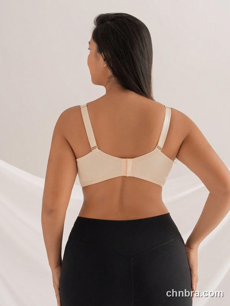 Plus Size Beige Smooth Full Coverage Bra – Bulk Wholesale, Lingerie Supplier 2