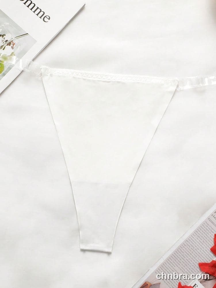 Plus Size Invisible Clear-Strap Thong 3-Pack – OEM / ODM Panty Manufacturer 5