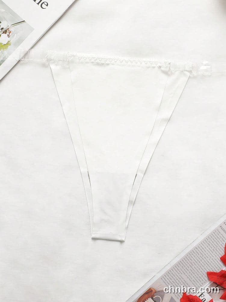 Plus Size Invisible Clear-Strap Thong 3-Pack – OEM / ODM Panty Manufacturer 6