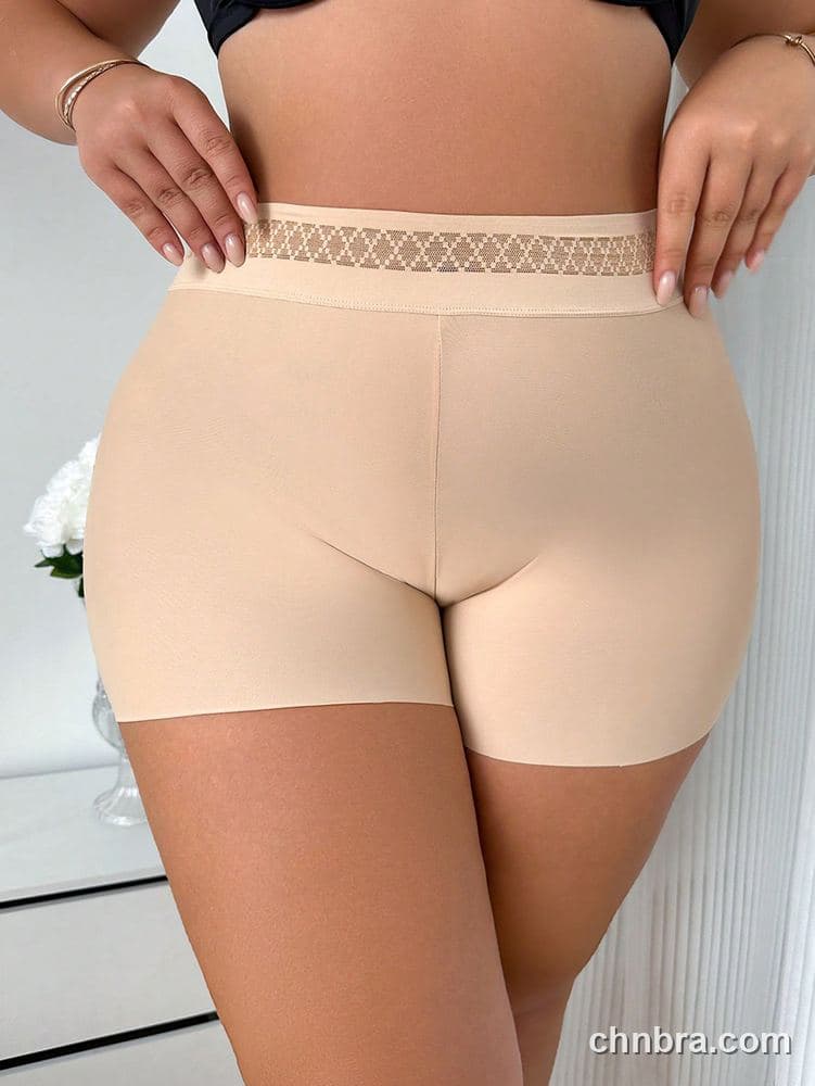 Plus Size Solid Nude High-Waist Smoothing Short – OEM / ODM Panty Manufacturer
