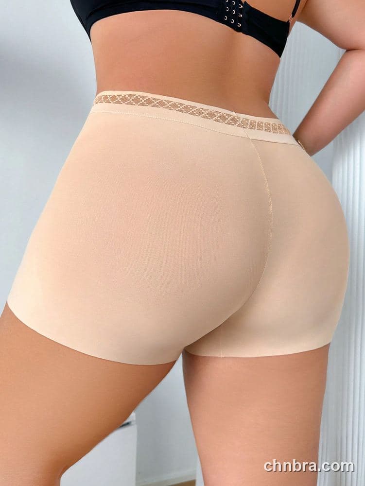 Plus Size Solid Nude High-Waist Smoothing Short – OEM / ODM Panty Manufacturer 2