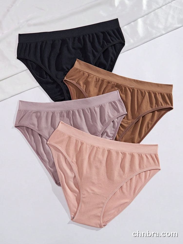 Women's Plus Size Seamless Bikini Brief 4-Pack – Factory Wholesale 4