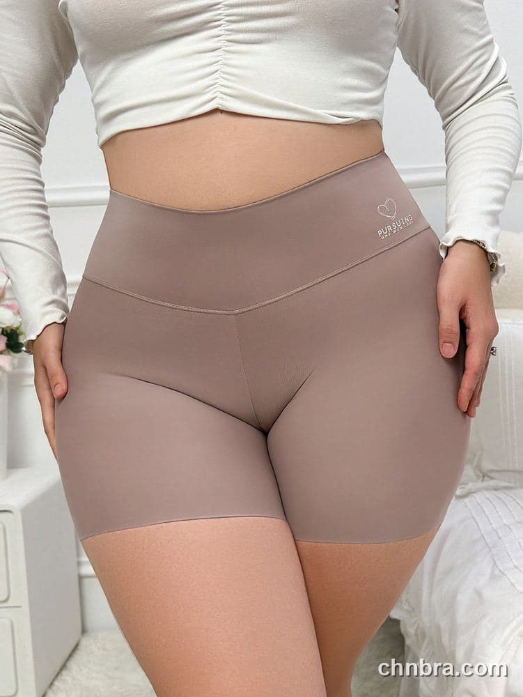 Plus Size Solid Black High-Waist Tummy-Control Short – Bulk Wholesale, Lingerie Supplier 21