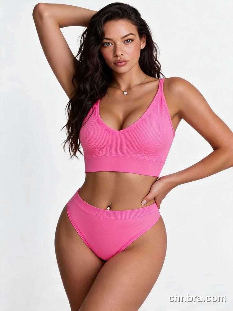 Wholesale Solid Seamless Bra and Panty Set – Manufacturing Factory 3