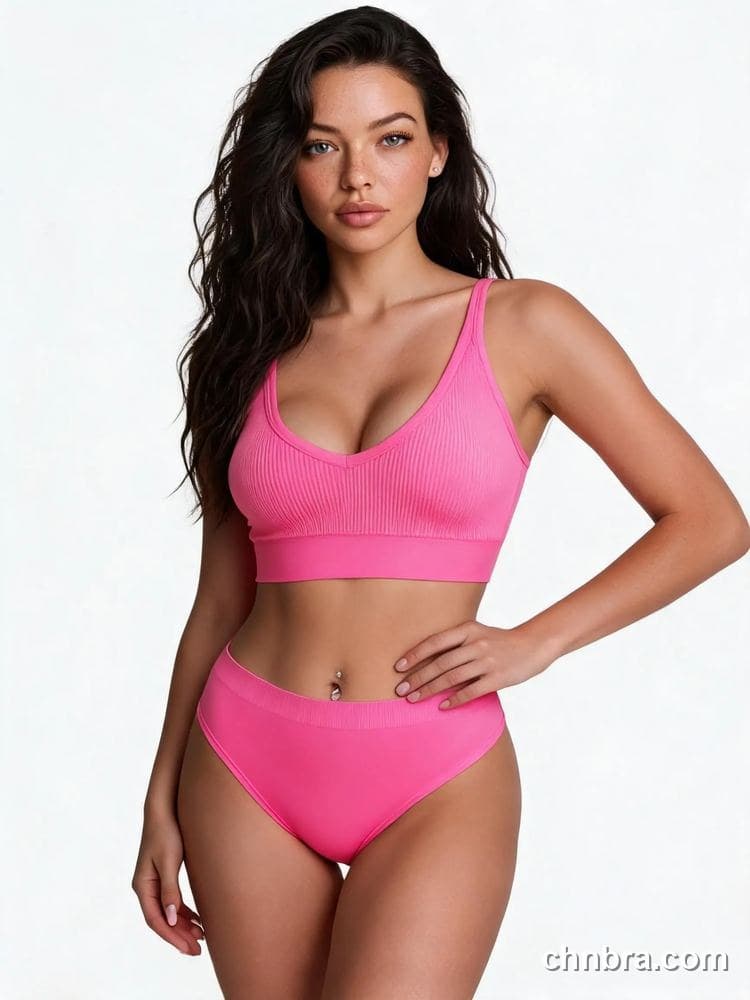 Wholesale Solid Seamless Bra and Panty Set – Manufacturing Factory 5