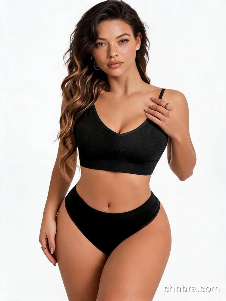 Wholesale Solid Seamless Bra & Panty Lingerie Set – Direct Factory 4