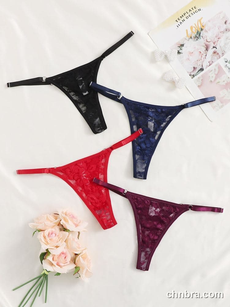 Sheer Lace G-String Panties – Factory Wholesale, Nylon Blend