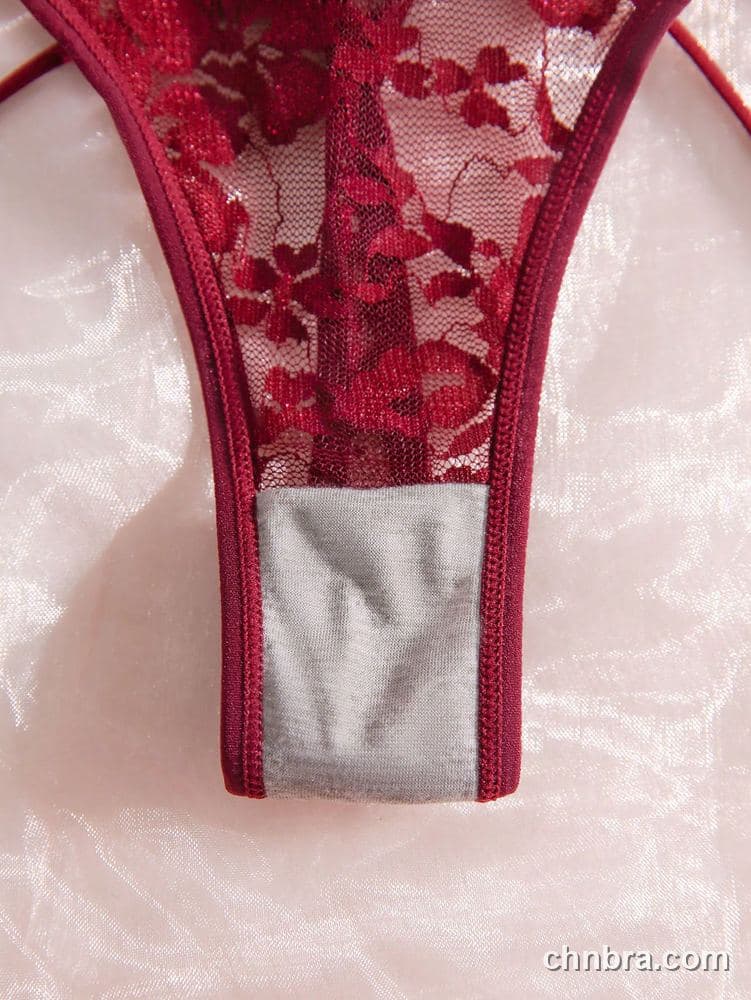 Wholesale Women's Logo-Band Lace G-String – Direct Factory 4