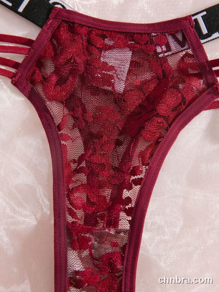 Wholesale Women's Logo-Band Lace G-String – Direct Factory 5