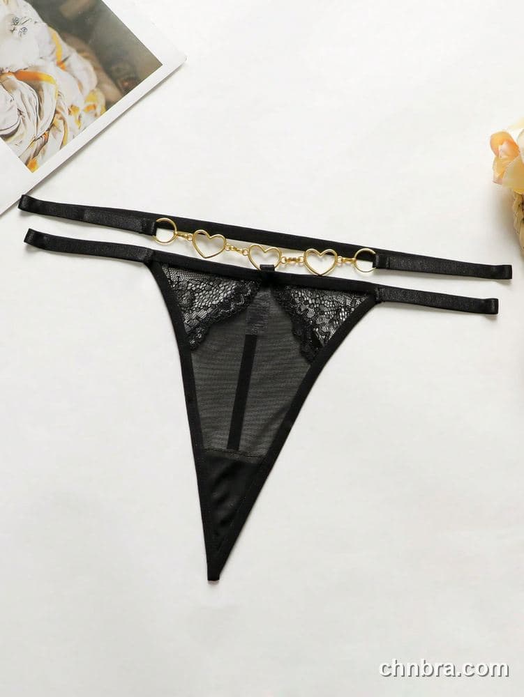 Women's Black Sheer Mesh G-String – Wholesale Panties Manufacturing Factory