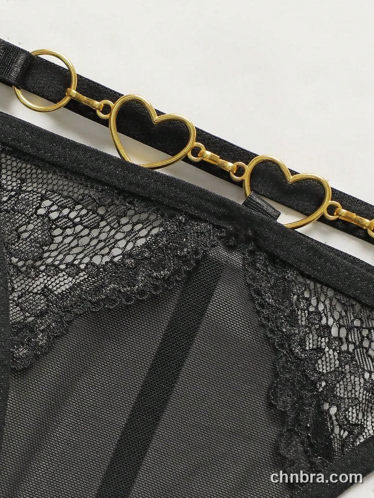 Women's Black Sheer Mesh G-String – Wholesale Panties Manufacturing Factory 4