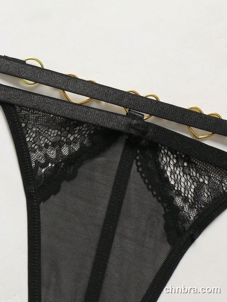 Women's Black Sheer Mesh G-String – Wholesale Panties Manufacturing Factory 5