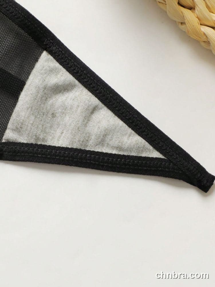 Women's Black Sheer Mesh G-String – Wholesale Panties Manufacturing Factory 6
