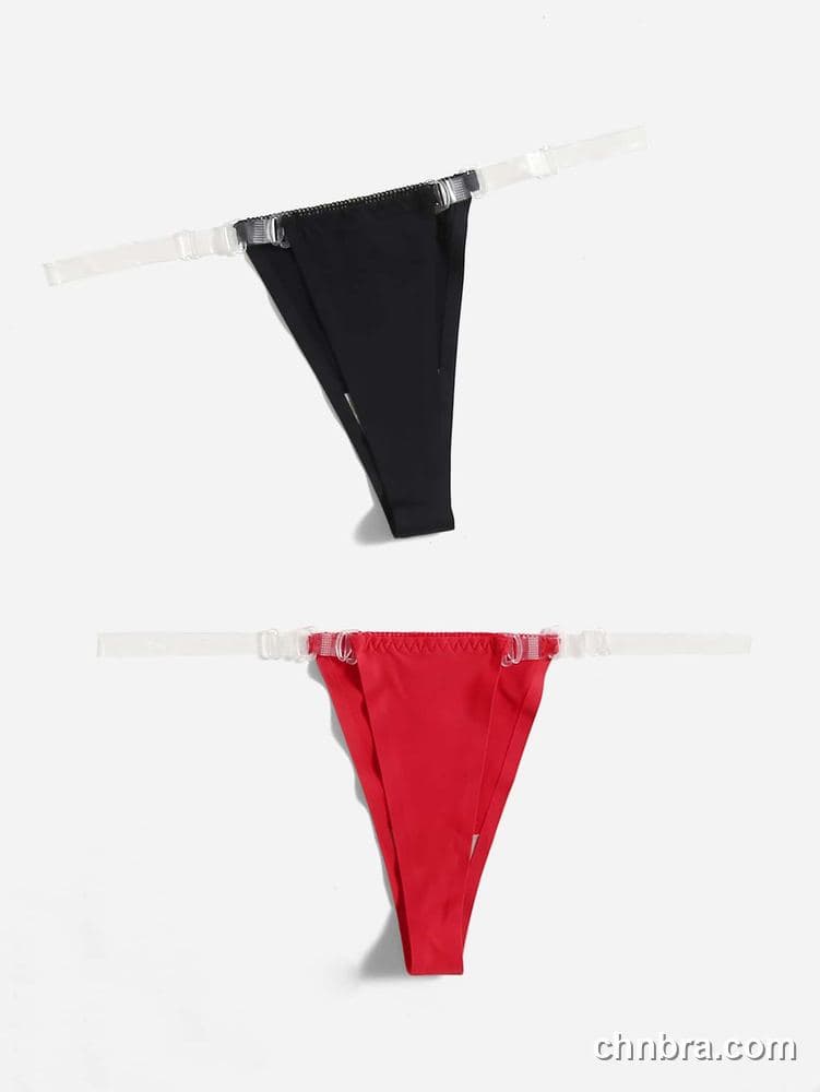 Women's Black Seamless G-String – Wholesale Panties Manufacturing Factory 2