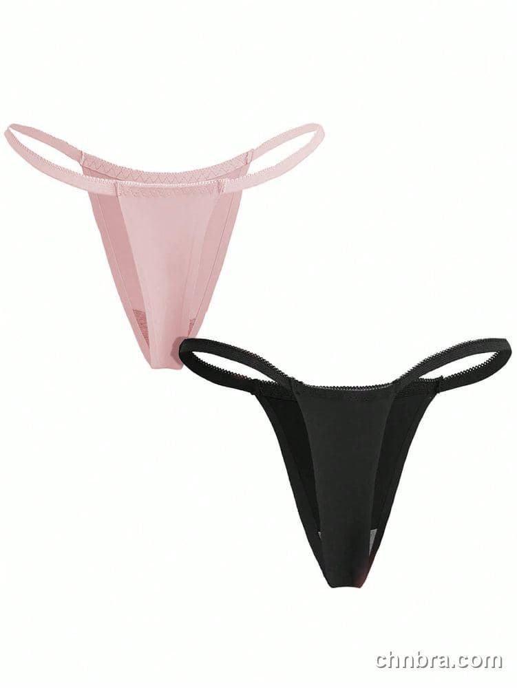Women's Black Seamless Smooth G-String – Wholesale Panties Manufacturing Factory 10