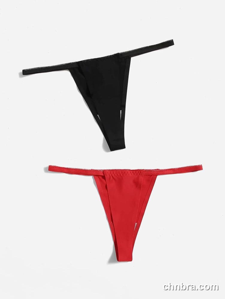 Custom Black Seamless Smooth G-String Panties – Wholesale Direct from Factory 2