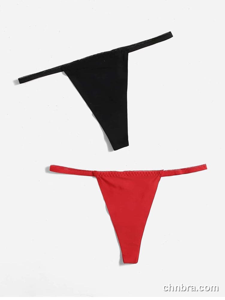 Custom Black Seamless Smooth G-String Panties – Wholesale Direct from Factory 4