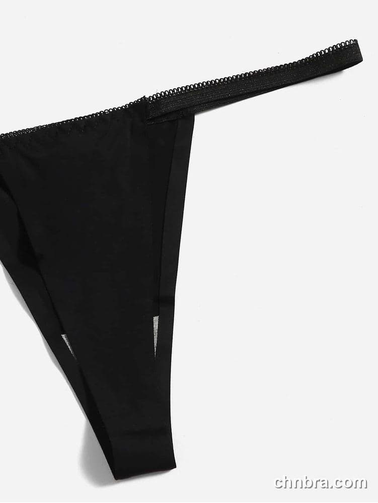 Custom Black Seamless Smooth G-String Panties – Wholesale Direct from Factory 5