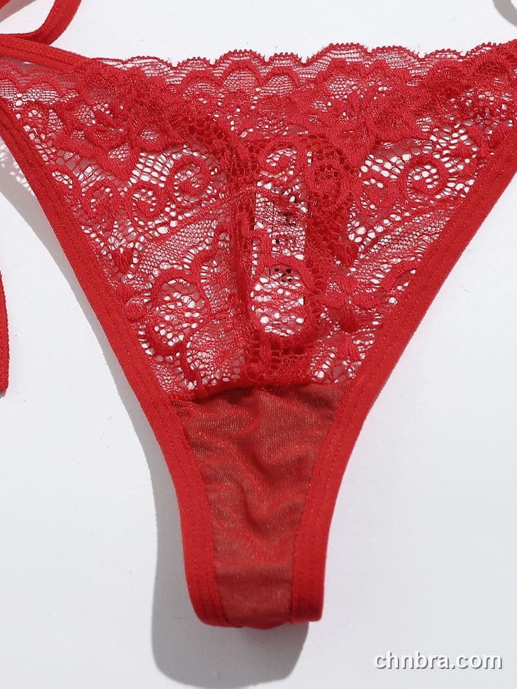 Black Side-Tie Lace Thong – Bulk Wholesale, Lingerie Supplier 4