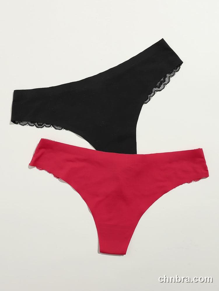 Wholesale Women's Black Seamless Smooth Thong – Direct Factory 6