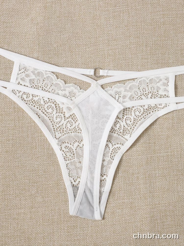 Women's Red Floral Lace Cheeky Thong Panties – OEM / ODM Underwear Manufacturer 16