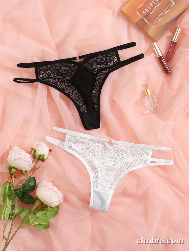 Women's Red Floral Lace Cheeky Thong Panties – OEM / ODM Underwear Manufacturer 19