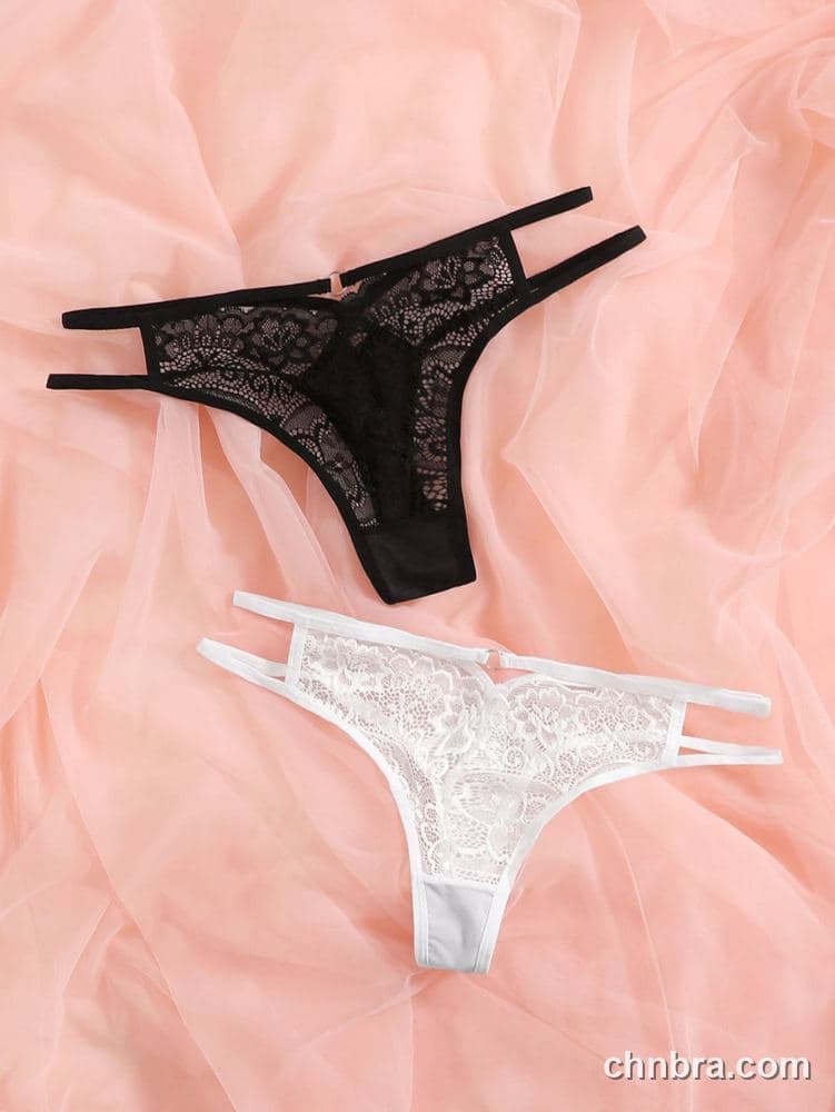Women's Red Floral Lace Cheeky Thong Panties – OEM / ODM Underwear Manufacturer 22