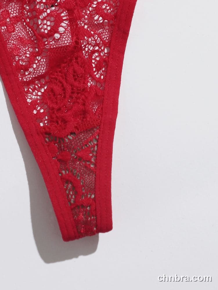 Women's Black Scallop Lace G-String – Wholesale Panties Manufacturing Factory 6