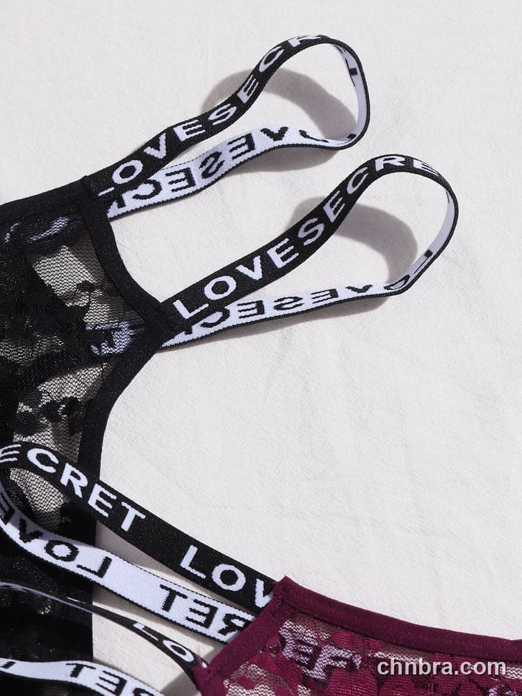 Custom Logo-Band Lace Thong Panties – Wholesale Direct from Factory 4
