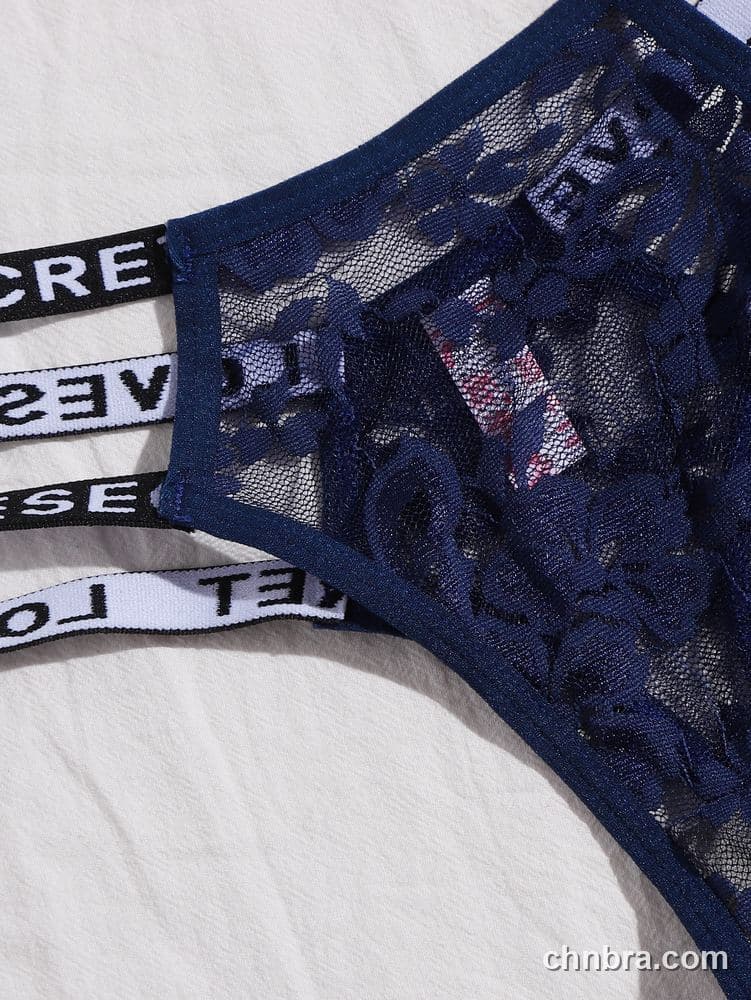 Custom Logo-Band Lace Thong Panties – Wholesale Direct from Factory 5