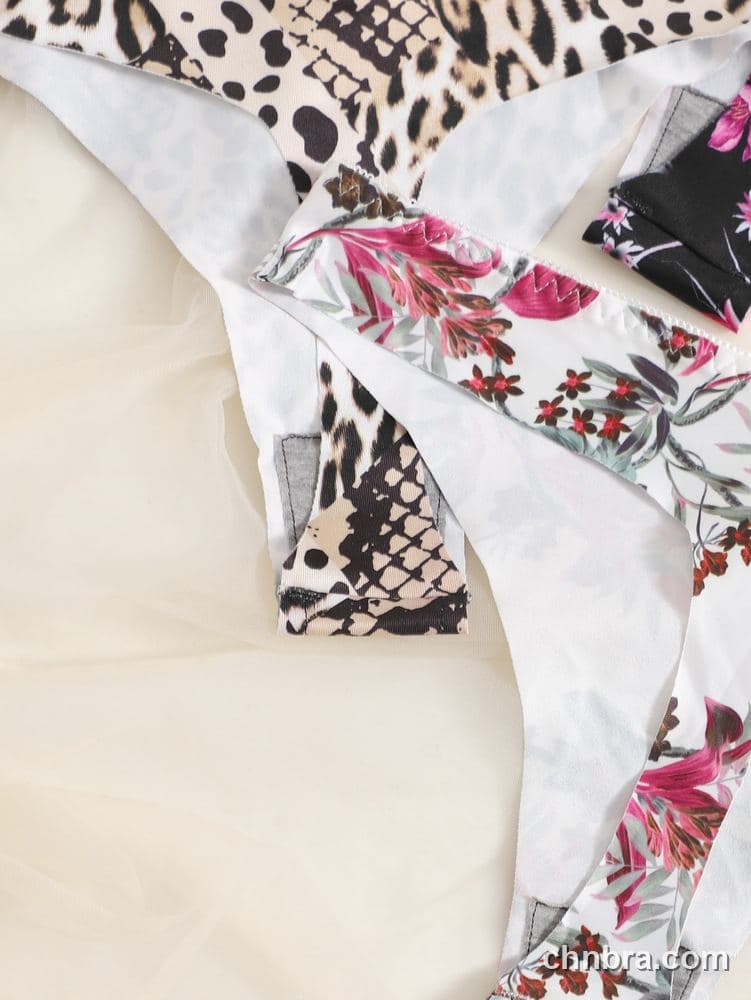 Wholesale Women's Seamless Printed Thong 4-Pack – Direct Factory 3