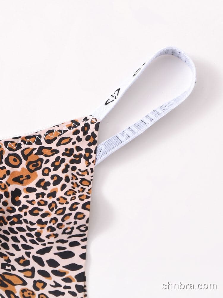 Leopard Print Thong Panties – Factory Wholesale, Nylon Blend 4
