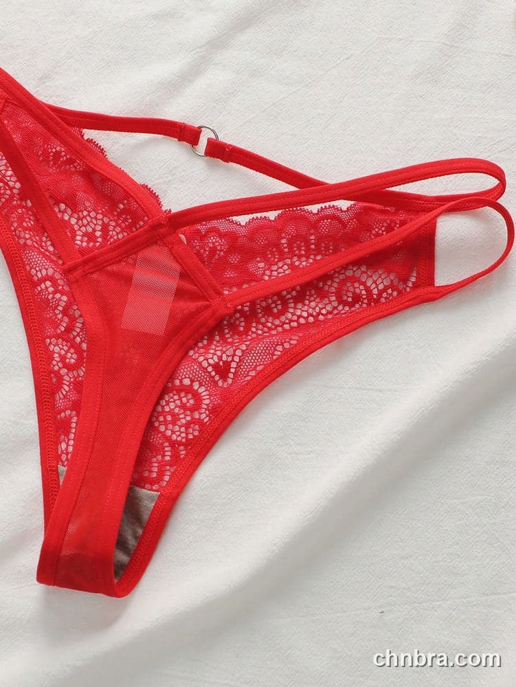 Black Floral Lace Strappy Thong – Bulk Wholesale, Lingerie Supplier 12