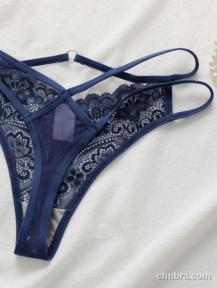Black Floral Lace Strappy Thong – Bulk Wholesale, Lingerie Supplier 28