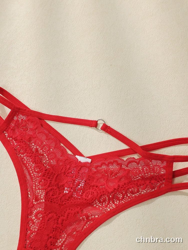 Black Floral Lace Strappy Thong – Bulk Wholesale, Lingerie Supplier 36
