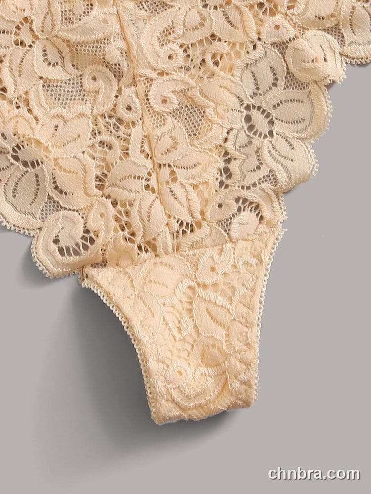 Women's Black Floral Lace Thong 3-Pack Panties – OEM / ODM Underwear Manufacturer 4